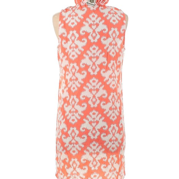 Mud Pie Pink Casual Dress with Frills, M - Picture 2 of 2